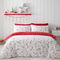 Catherine Lansfield Reversible Christmas Candy Cane Duvet Cover Set