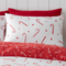 Catherine Lansfield Reversible Christmas Candy Cane Duvet Cover Set