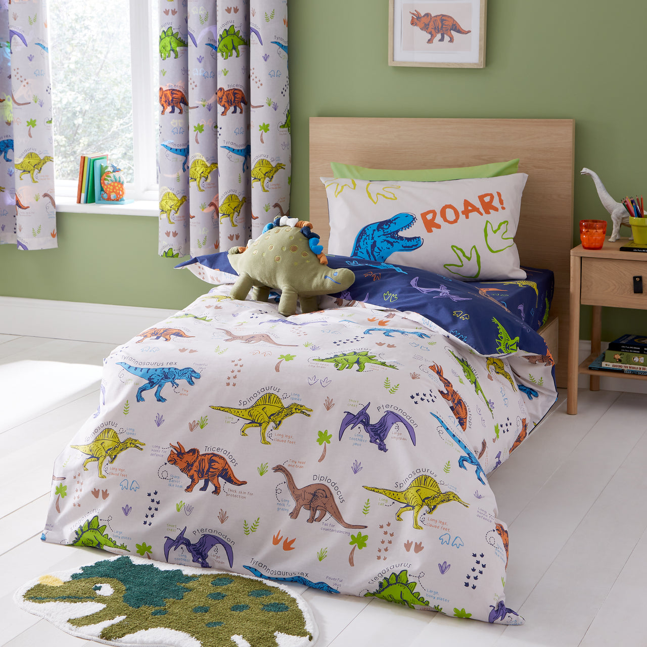 Prehistoric Dinosaurs Duvet Cover Set