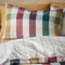 Autumn Check in Plum- Reversible Duvet Set