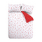 Catherine Lansfield Reversible Christmas Candy Cane Duvet Cover Set