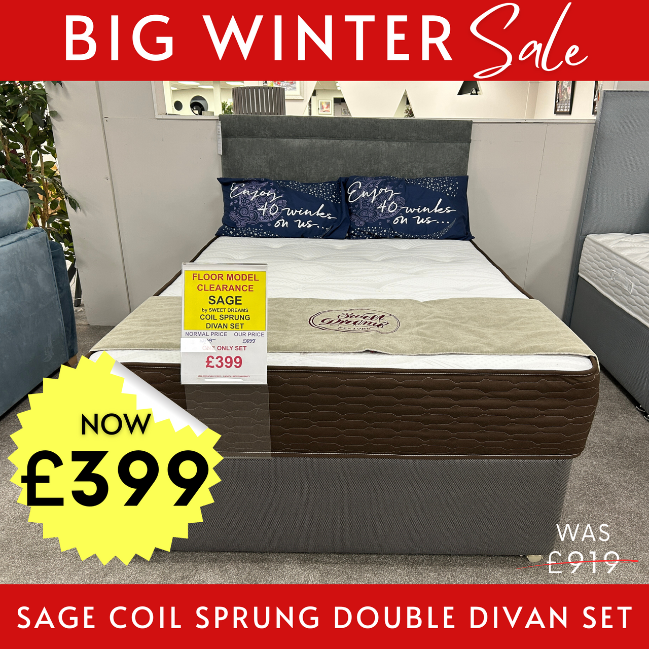 Sage Double Divan Set