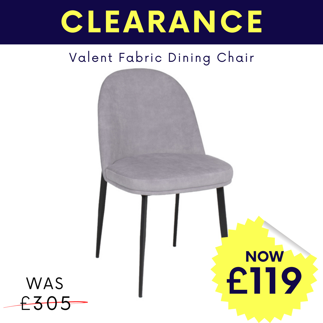 Valent Fabric Dining Chair