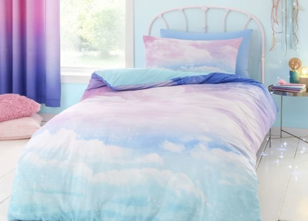 Rainbow comforter store set full