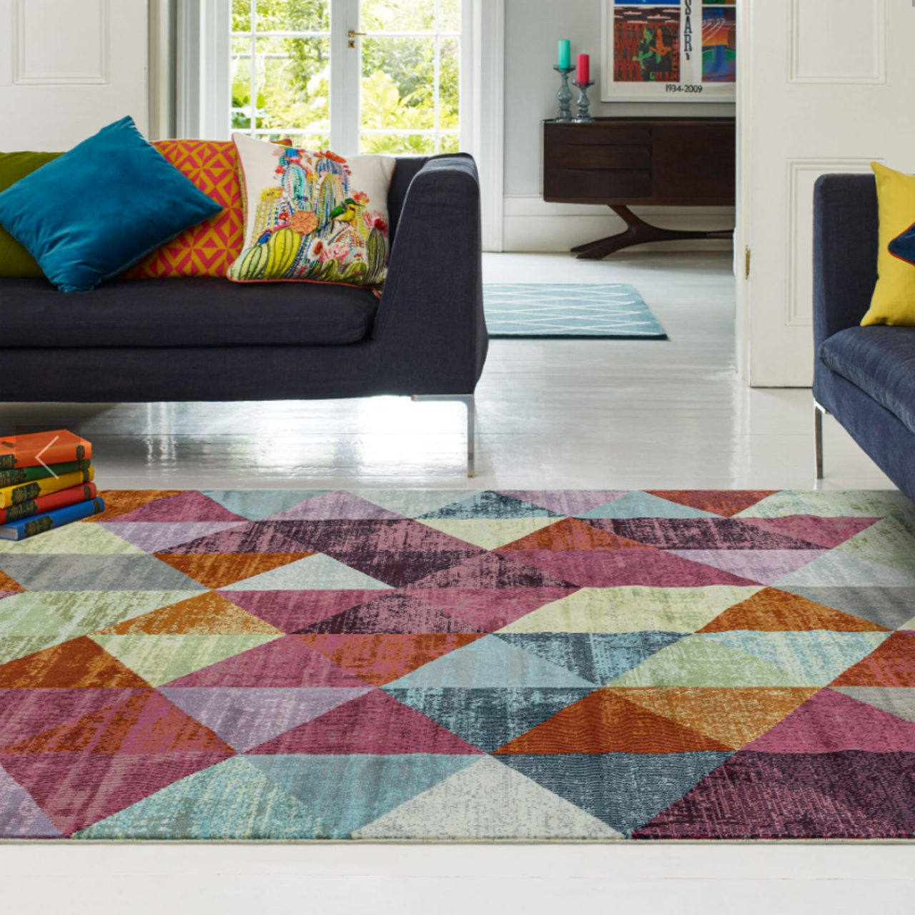 Amelie Harlequin Multi Colour Rug